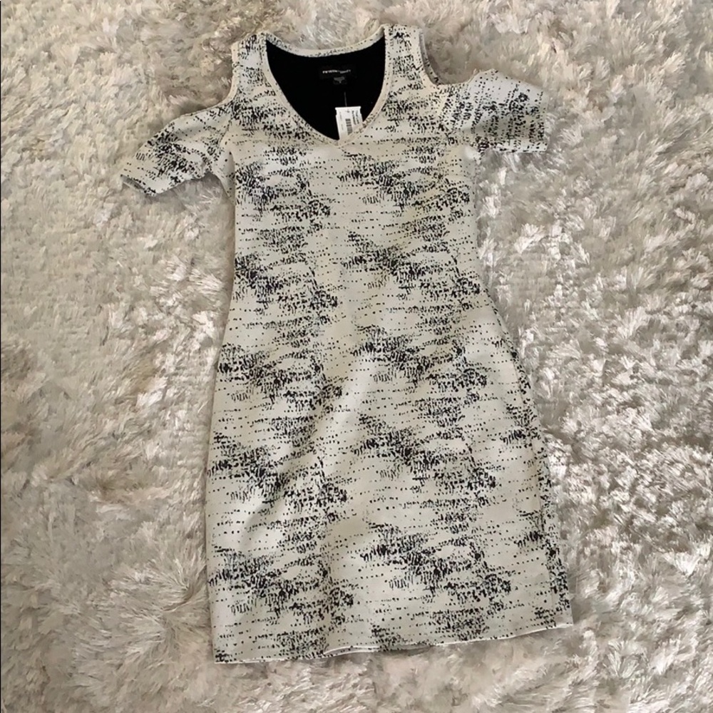 Cold shoulder dress
